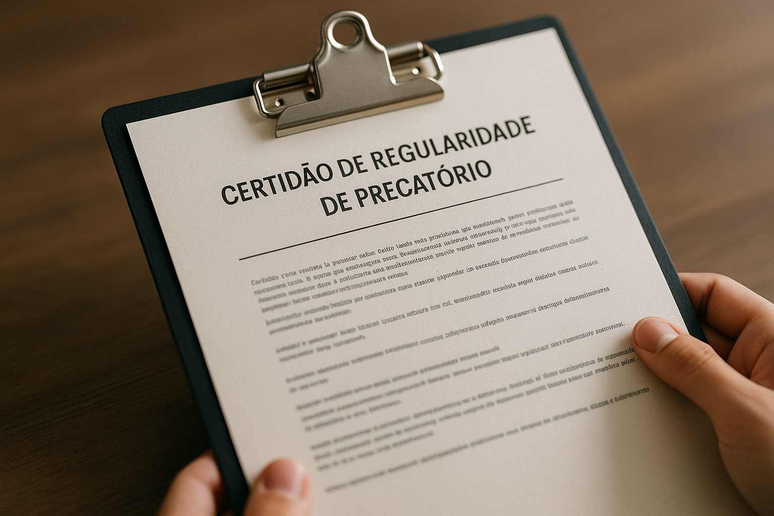O Que É Certidão de Regularidade do Precatório?