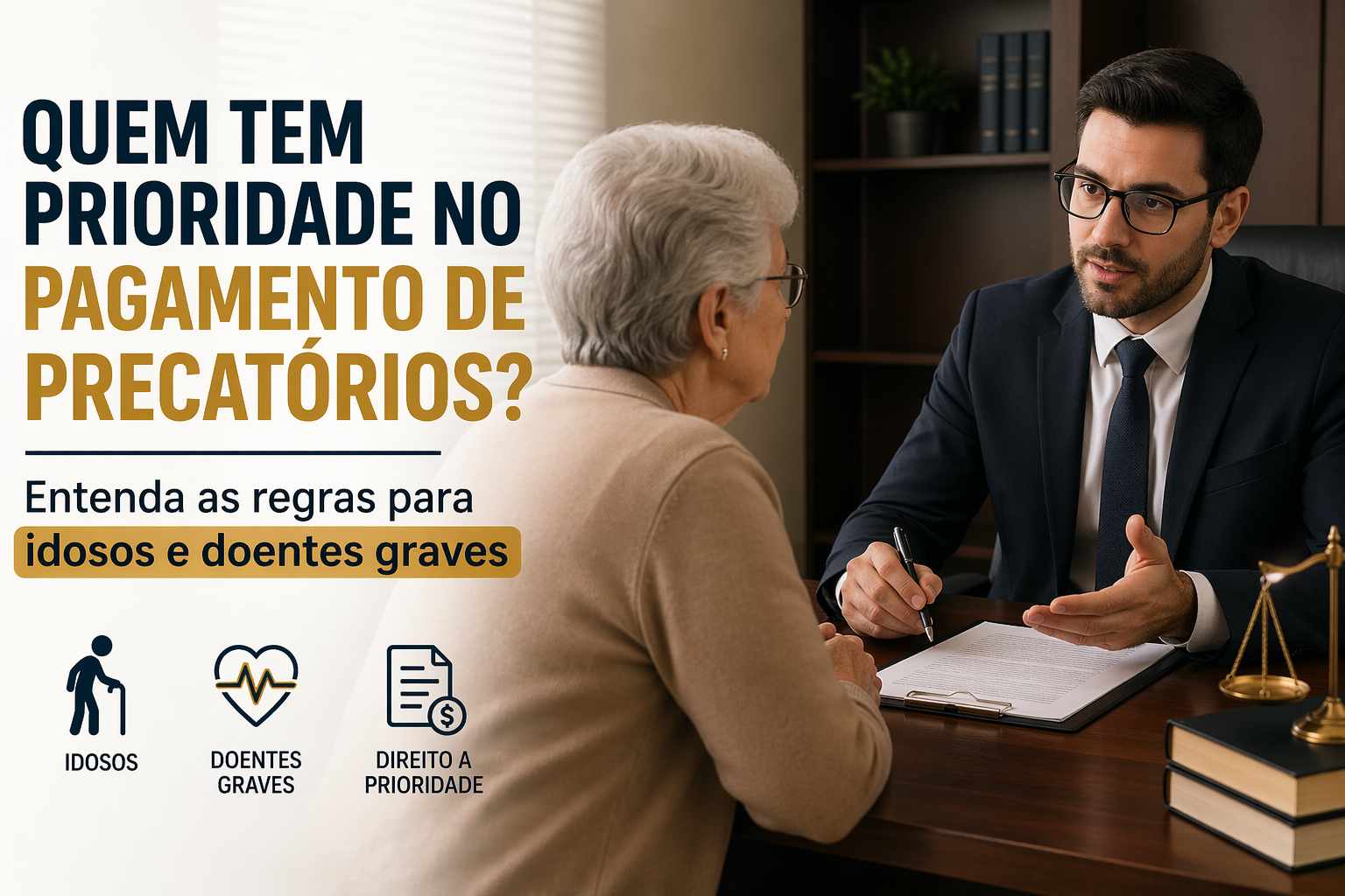 Quem tem prioridade no pagamento de precatórios? Entenda as regras para idosos e doentes graves